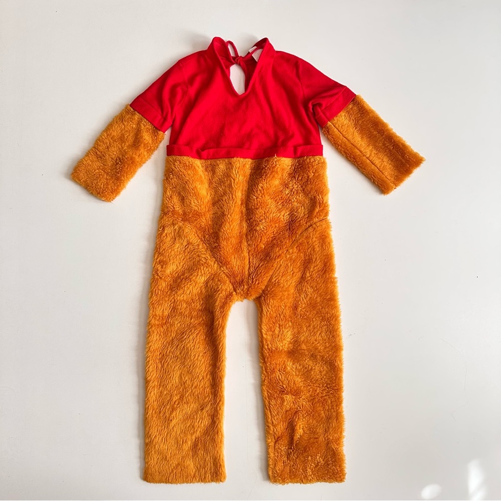 Winnie Pooh Vintage Furry costume Suit Size 4-6 - Picture 1 of 6